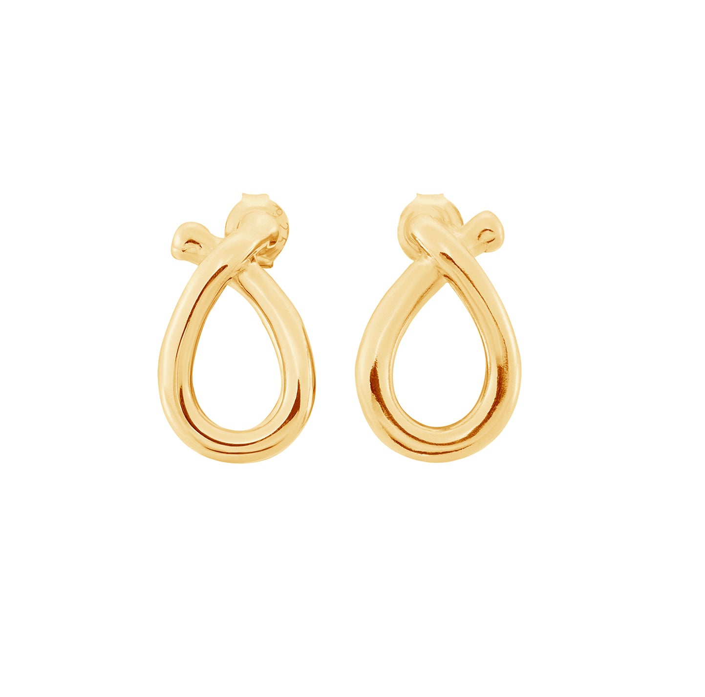 Loop Gold Earrings Small