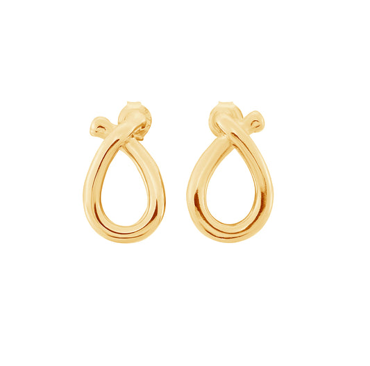 Loop Gold Earrings Small