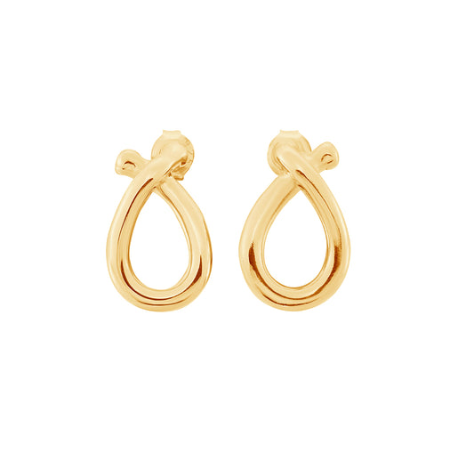 Loop Gold Earrings Small