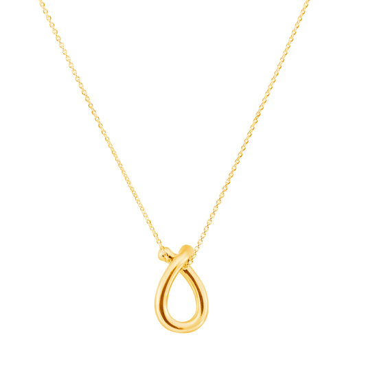 Loop Gold Necklace Small