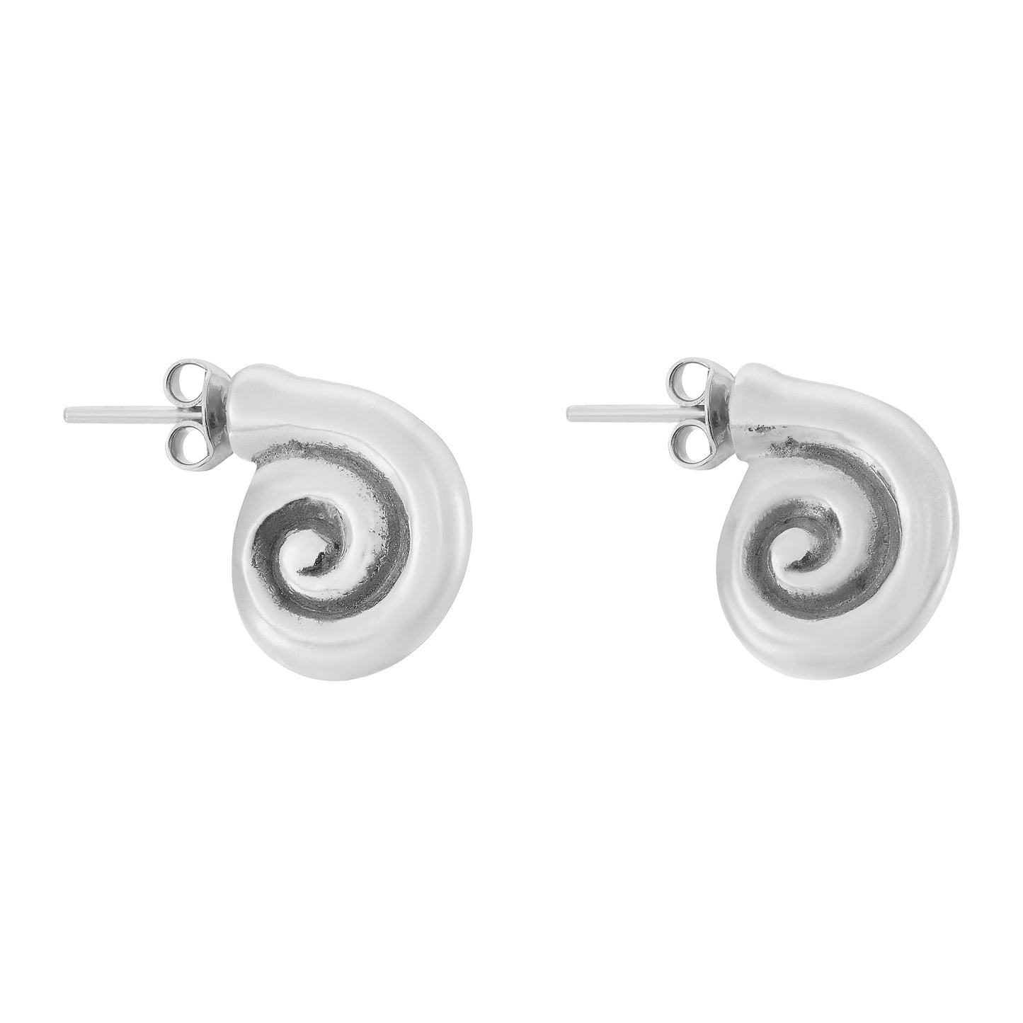 Louise Silver Hoop Earrings