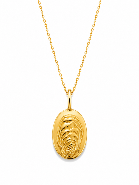 Oyster & Sea Grass Necklace