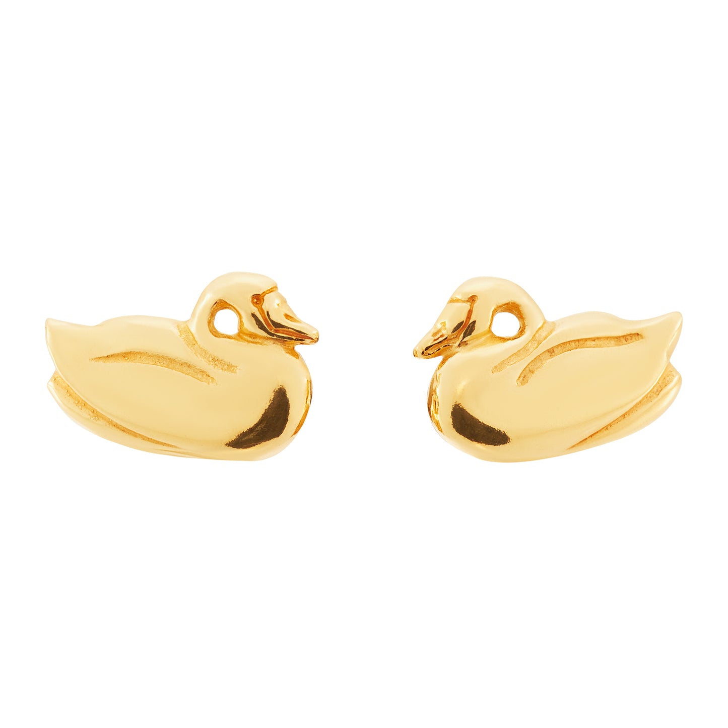 Bird Gold Earrings