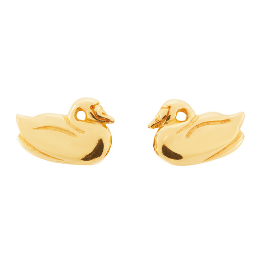 Bird Gold Earrings