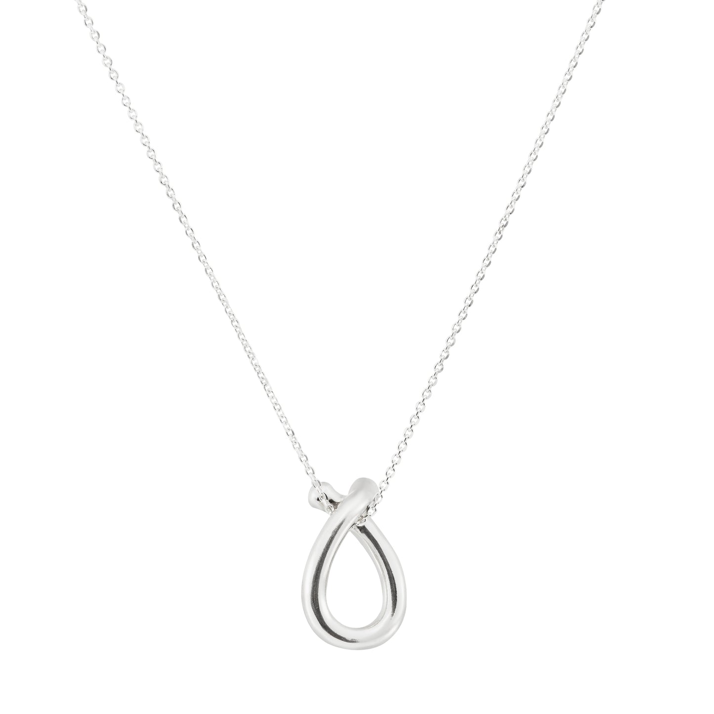 Loop Silver Necklace Small
