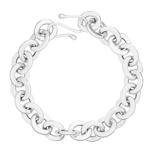 Together Silver Chain Bracelet