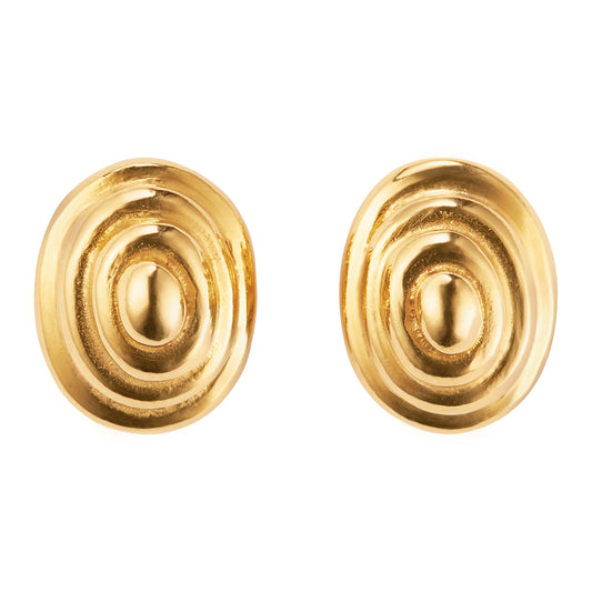 Coil Gold Earrings