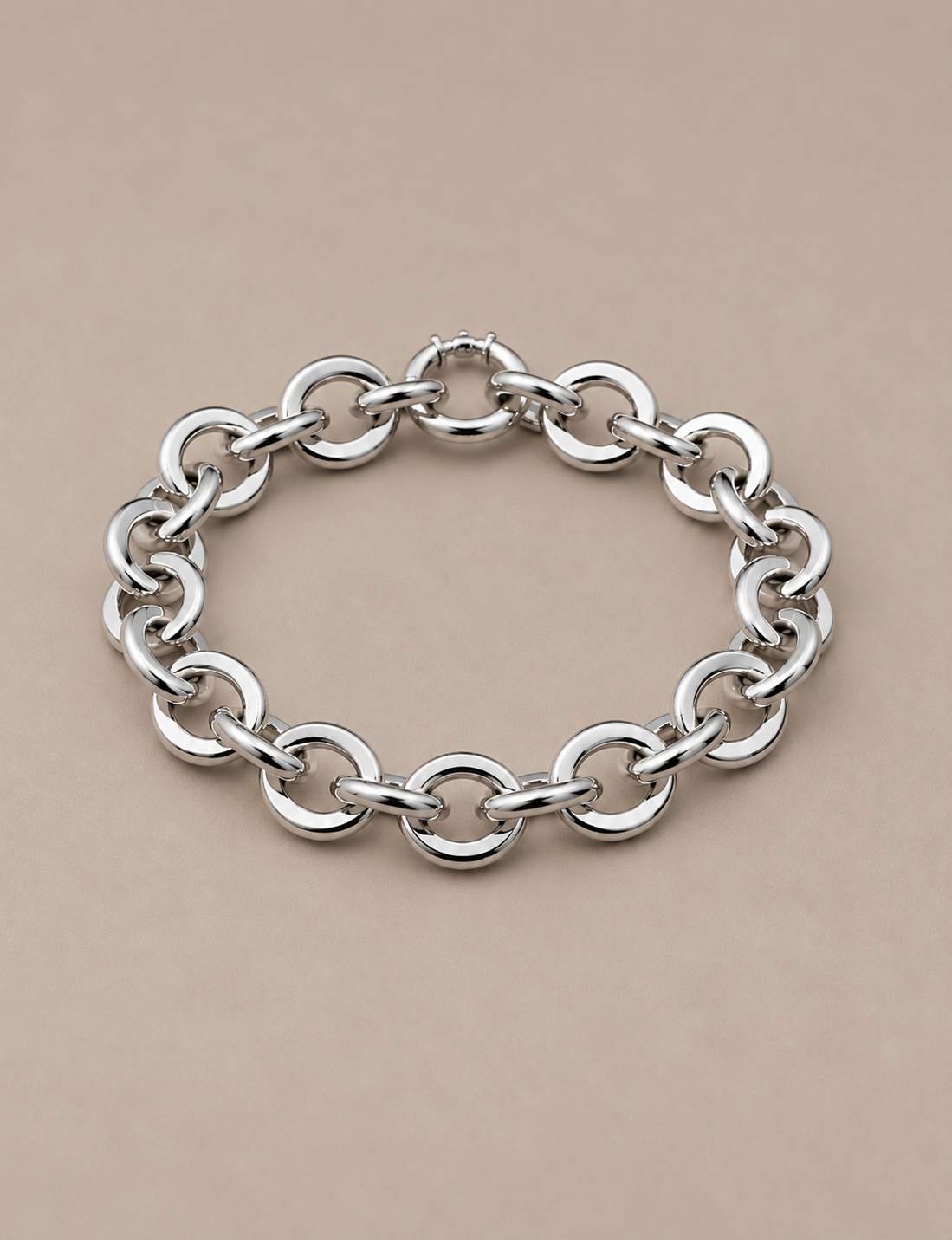 Together Silver Chain Bracelet