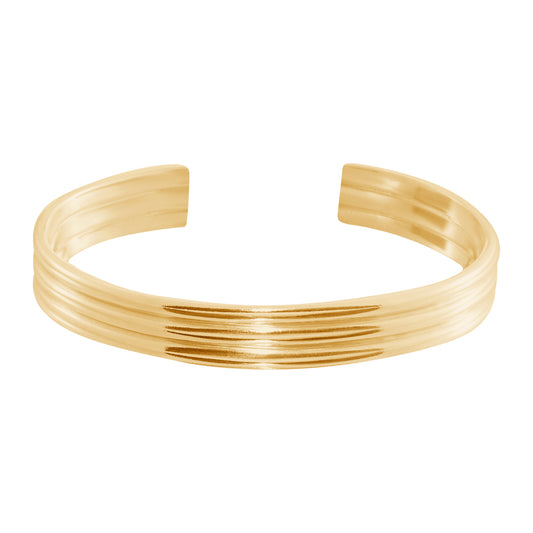 Spiral Gold Bracelet