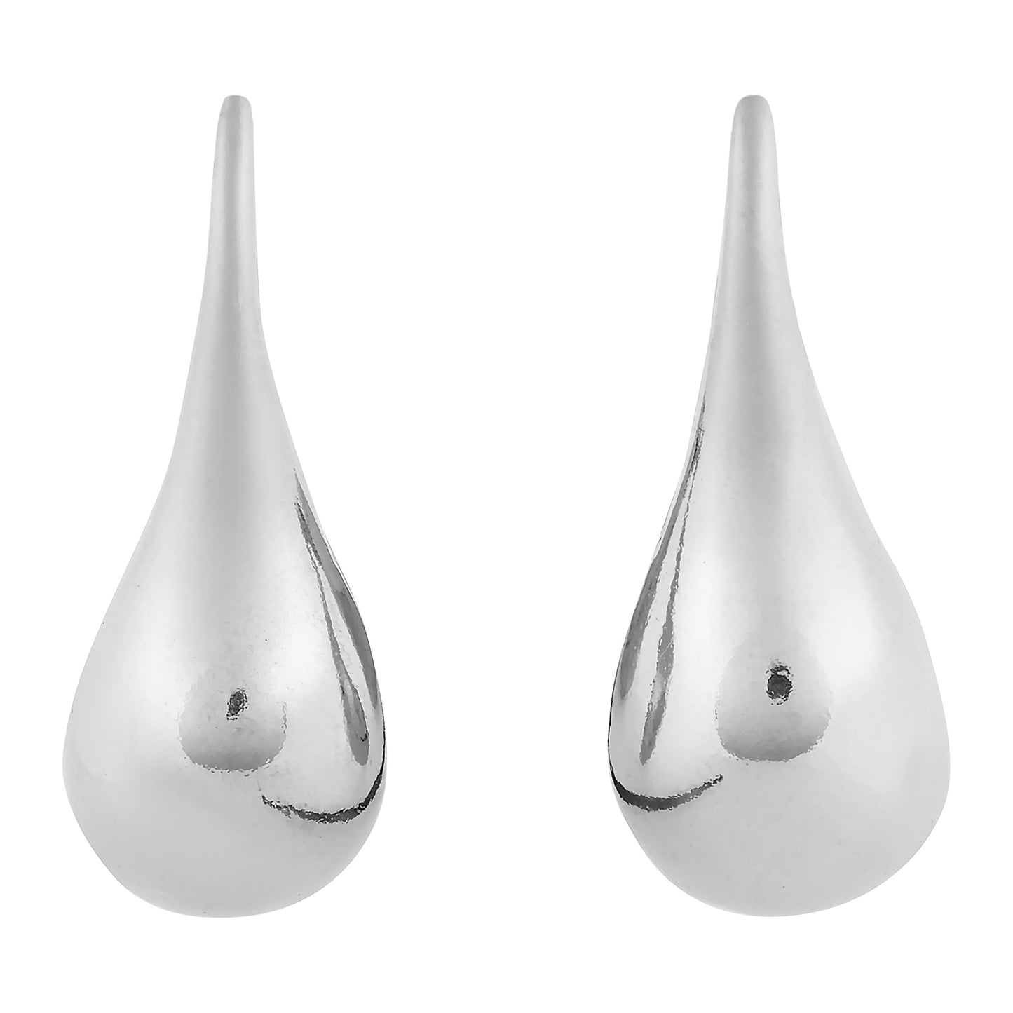 Splash Stud Silver Earrings