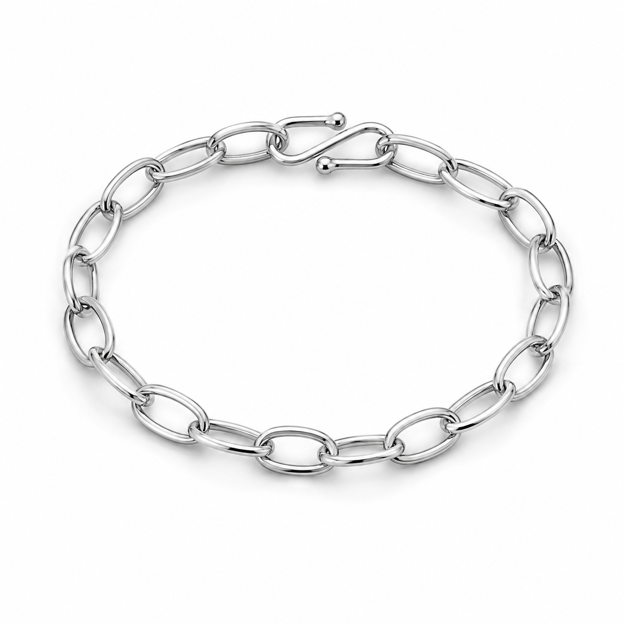 Aqua Silver Bracelet