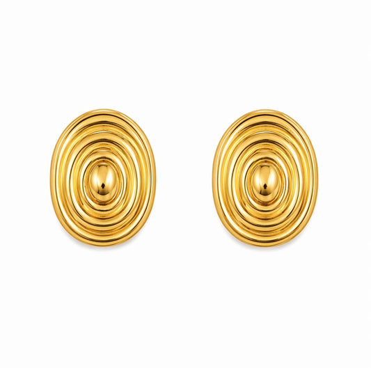 Coil Gold Earrings