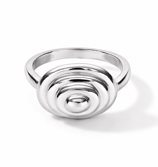 Coil Silver Ring