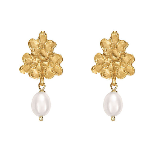 Red Hills Big Pearl Earrings