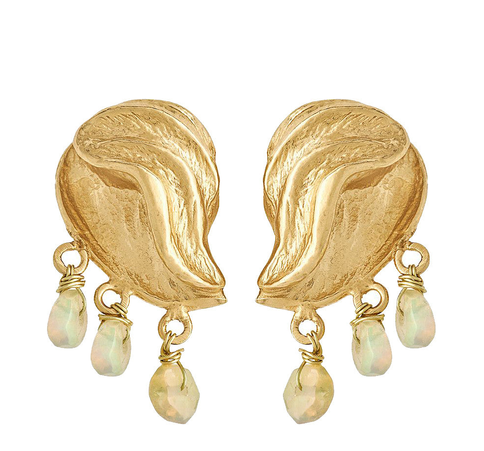 Hilma Shell Opal Earrings