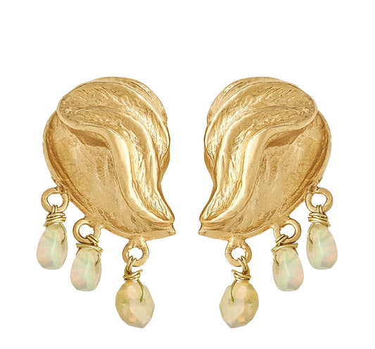 Hilma Shell Opal Earrings