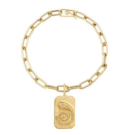 Amonit & Auger Double Side Bracelet